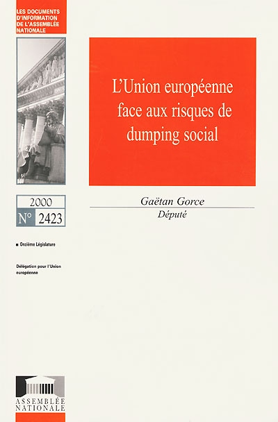 L'Union europénne face aux risques de dumping social
