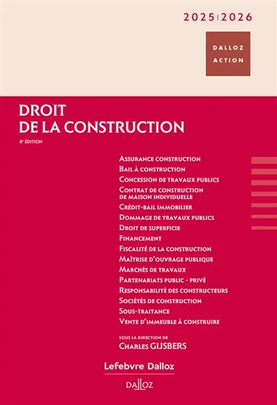 Droit de la construction 2024-2025