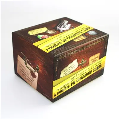 La boîte à enquêtes : spéciale mystère en chambre close : menez l'enquête, étudiez les preuves et résolvez l'énigme !