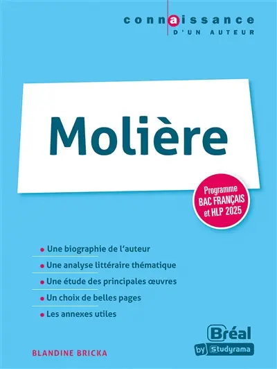 Molière : programme bac français et HLP 2025