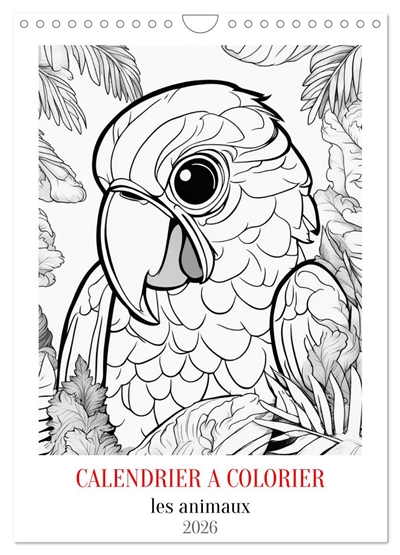 Calendrier à colorier...
