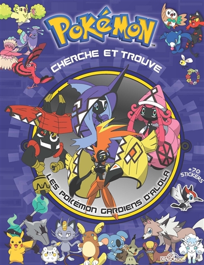Mes coloriages cherche-et-trouve Pokémon - Sacha et ses amis. +