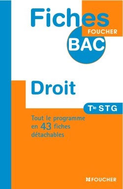 Droit première et terminale STG