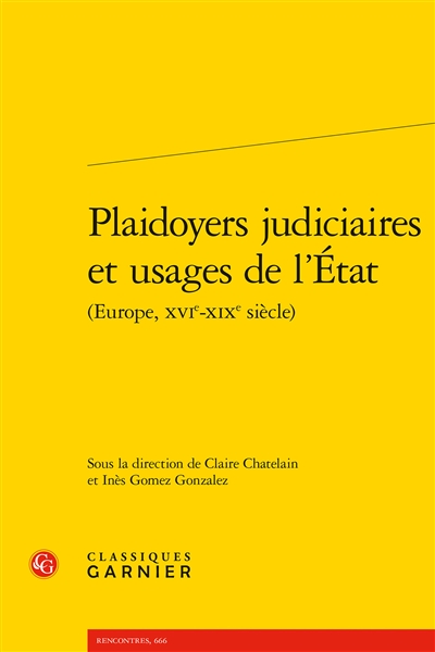 Plaidoyers judiciaires et...