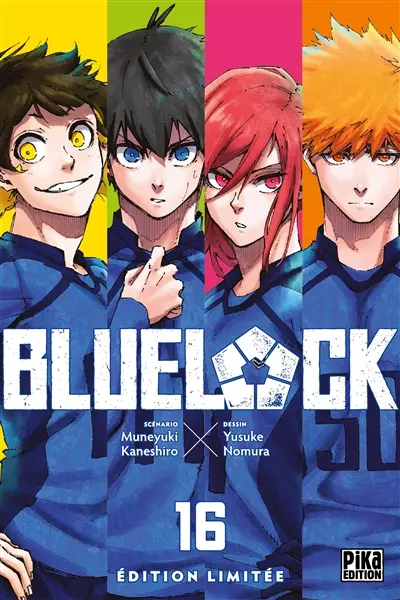 Blue lock : volume 16 + Blue lock, egoist bible, guide officiel : coffret