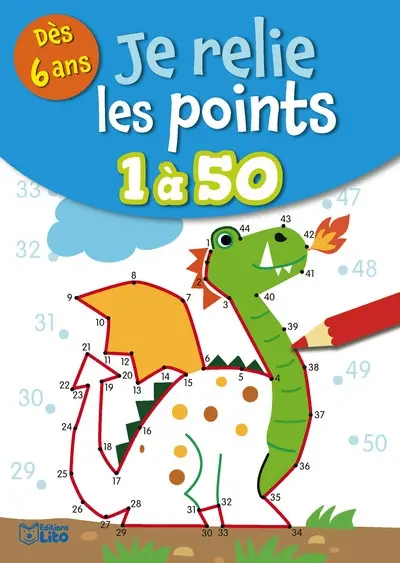 Je relie les points 1 à 50 : dès 6 ans