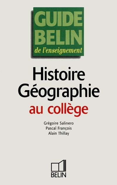Histoire géographie au collège
