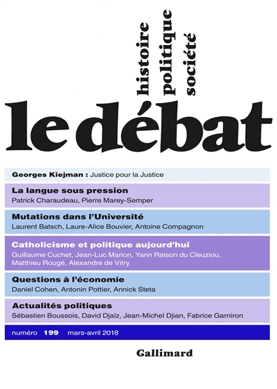 Débat (Le), n° 199