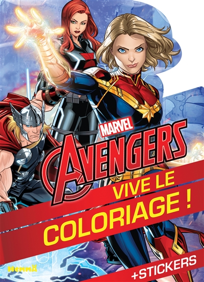 Marvel Avengers : vive le coloriage ! + stickers : héroïnes Marvel
