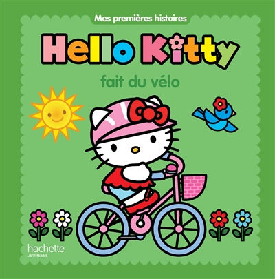 Hello Kitty fait du vélo