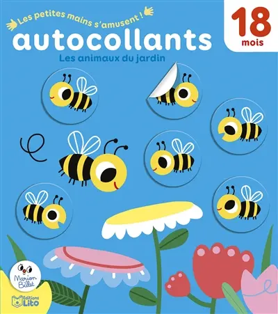 Les animaux du jardin : autocollants