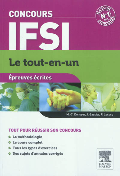 Concours IFSI : épreuves écrites