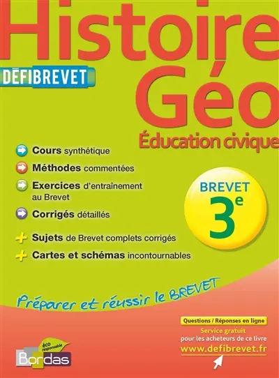 Histoire géo, éducation civique 3e