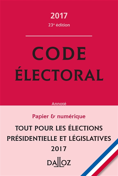 Code électoral 2017 annoté