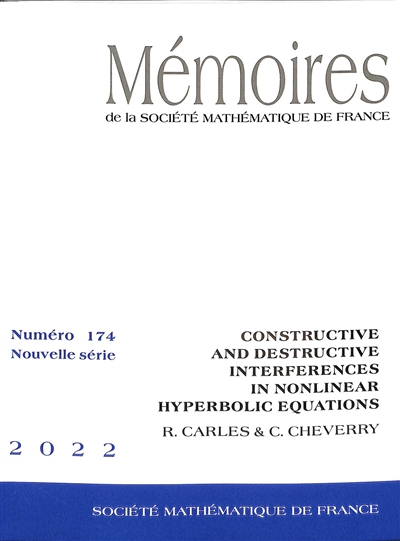 Mémoires de la Société mathématique de France, n° 174. Constructive and destructive interferences in nonlinear hyperbolic equations