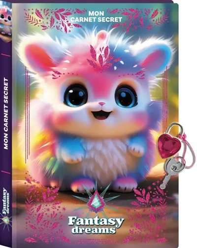 Fantasy dreams : mon carnet secret : écureuil arc-en-ciel