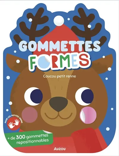 Coucou petit renne : gommettes formes