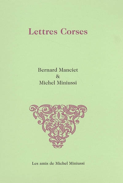 Lettres corses