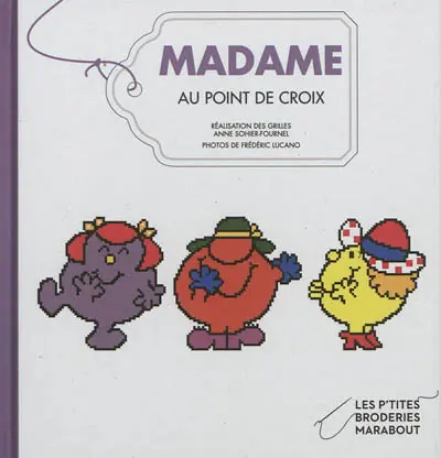 Madame au point de croix