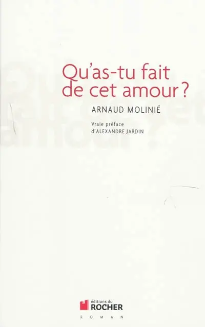 Qu'as-tu fait de cet amour ?
