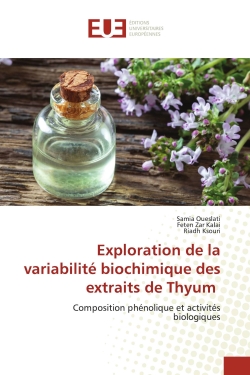 Exploration de la variabilité biochimique des extraits de Thyum : Composition phénolique et activités biologiques