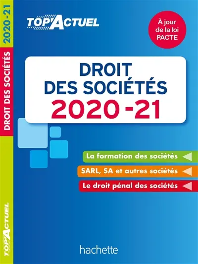 Droit des sociétés : 2020-2021