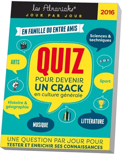 Quiz pour devenir un crack en culture générale 2016