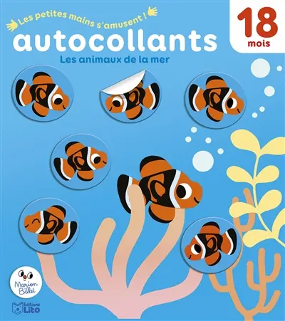 Les animaux de la mer : autocollants
