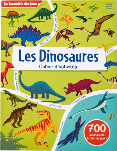 Les dinosaures : cahier d'activités