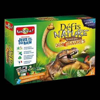 Défis nature : grand jeu : dinosaures