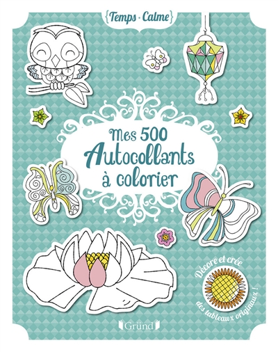 Mes 500 autocollants à colorier