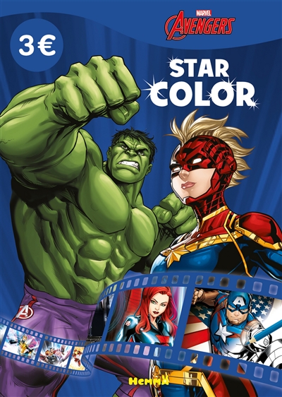 Avengers : Hulk et Captain America : star color