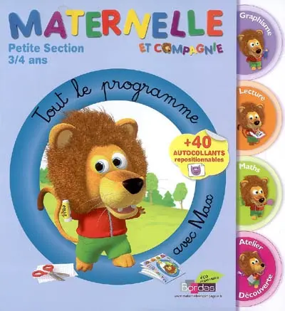 Maternelle, petite section, 3-4 ans : tout le programme avec Max