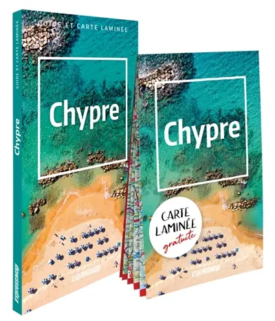 Chypre : guide et carte laminée