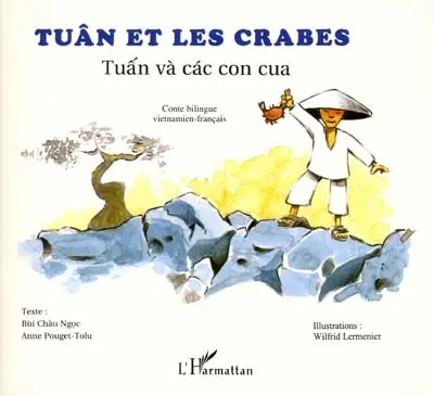 Tuân et les crabes. Tuân và cac con cua