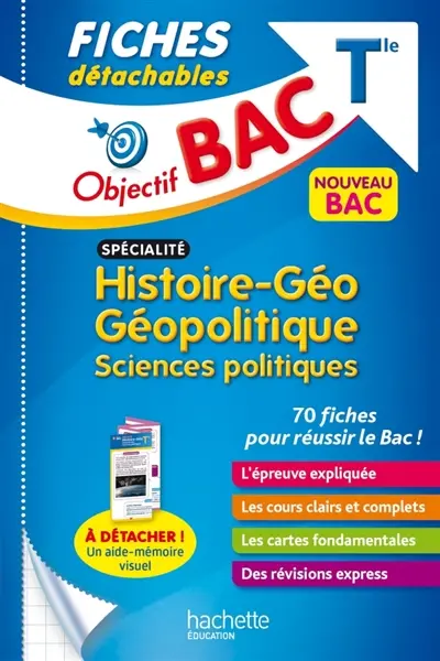 Spécialité histoire géo, géopolitique, sciences politiques terminale : fiches détachables : nouveau bac