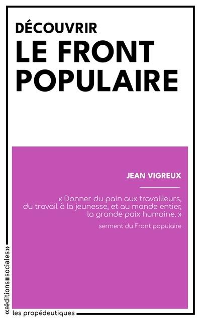 Découvrir le Front populaire
