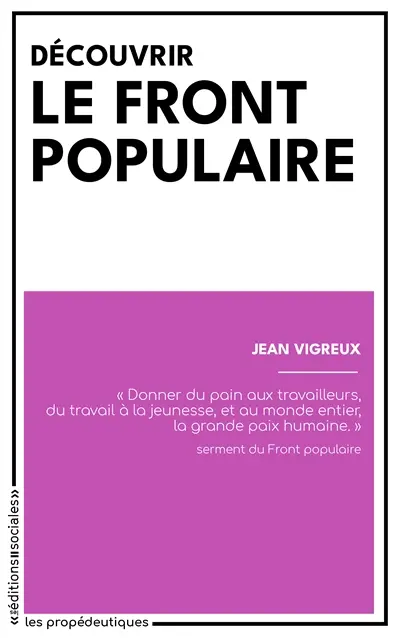Découvrir le Front populaire