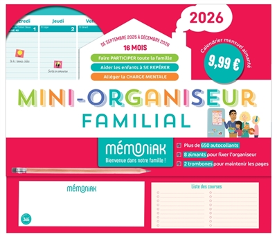 Mini-organiseur familial...