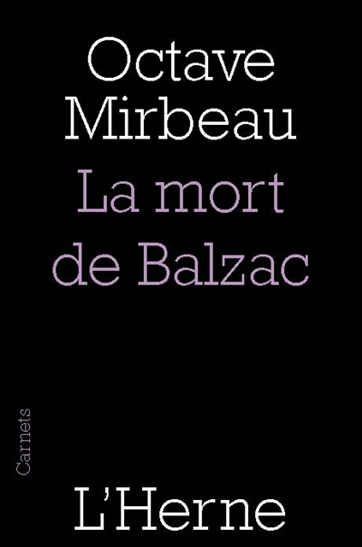 La mort de Balzac