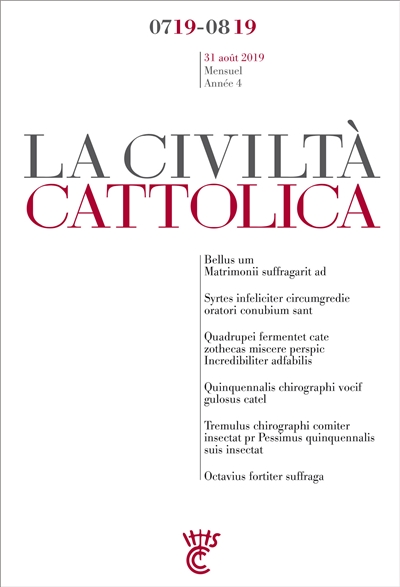 Civiltà cattolica (La), n° 7-8 (2019)