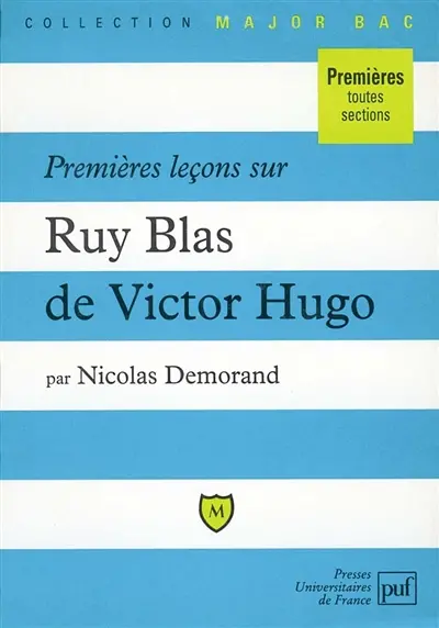 Premières leçons sur Ruy Blas, de Victor Hugo