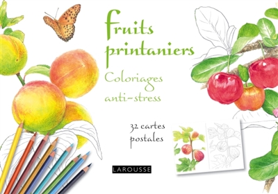 Fruits de saison : coloriages anti-stress