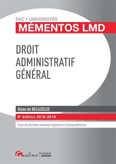 Droit administratif général : 2018-2019