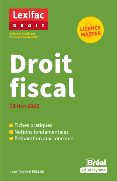 Droit fiscal : licence & master