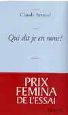 Qui dit je en nous ? : une histoire subjective de l'identité