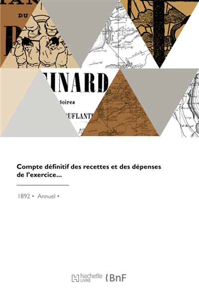 Compte définitif des...