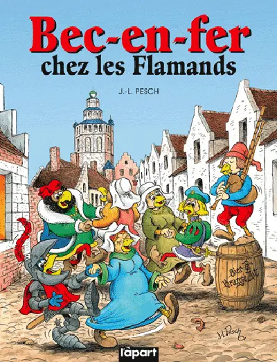 Les chevauchées satiriques de Bec-en-Fer. Bec-en-Fer chez les Flamands