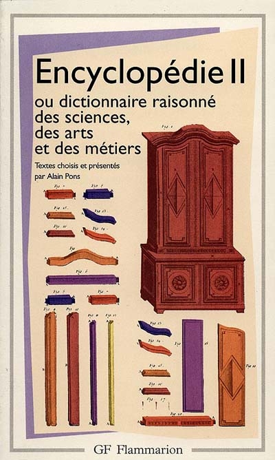Encyclopédie ou Dictionnaire raisonné des sciences, des arts et des métiers : articles choisis. Vol. 2