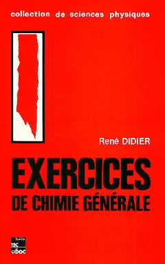 Exercices de chimie générale